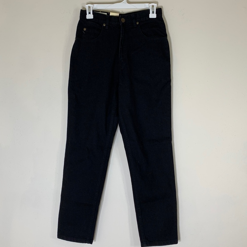 Eddie Bauer Black 100% Cotton Highrise Classic Fit Jeans. 6P. NWT.